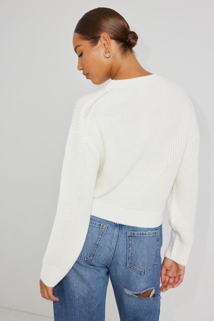 Charlotte Super Soft Sweater, Snow White, large