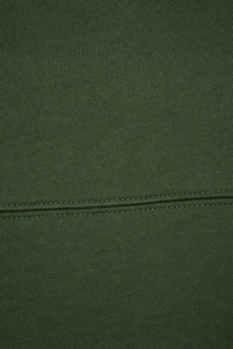 Cropped Zip Up Sweatshirt Mountain View Green large