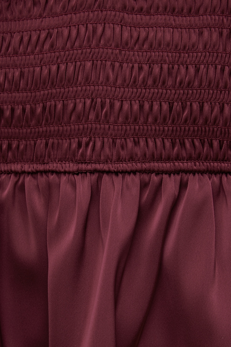 Plunge Satin Halter Top