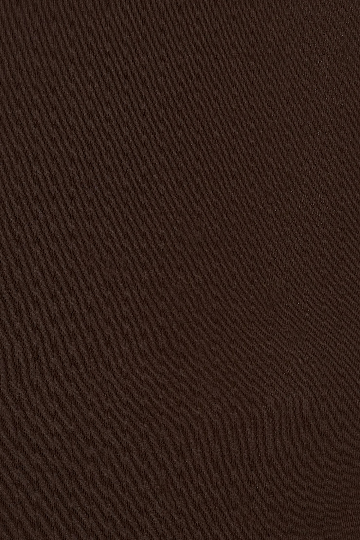 Estelle Longline Tee - Test July 14, Armadillo Brown, large