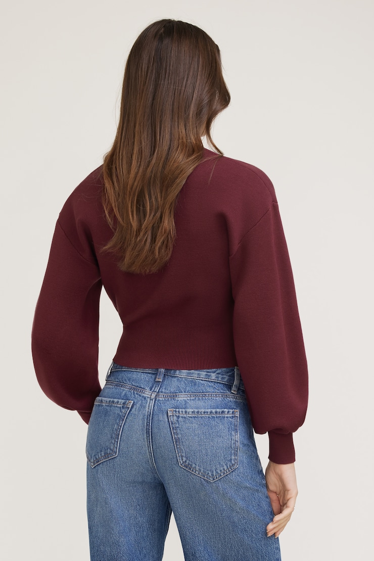 Chandail à manches bouffantes