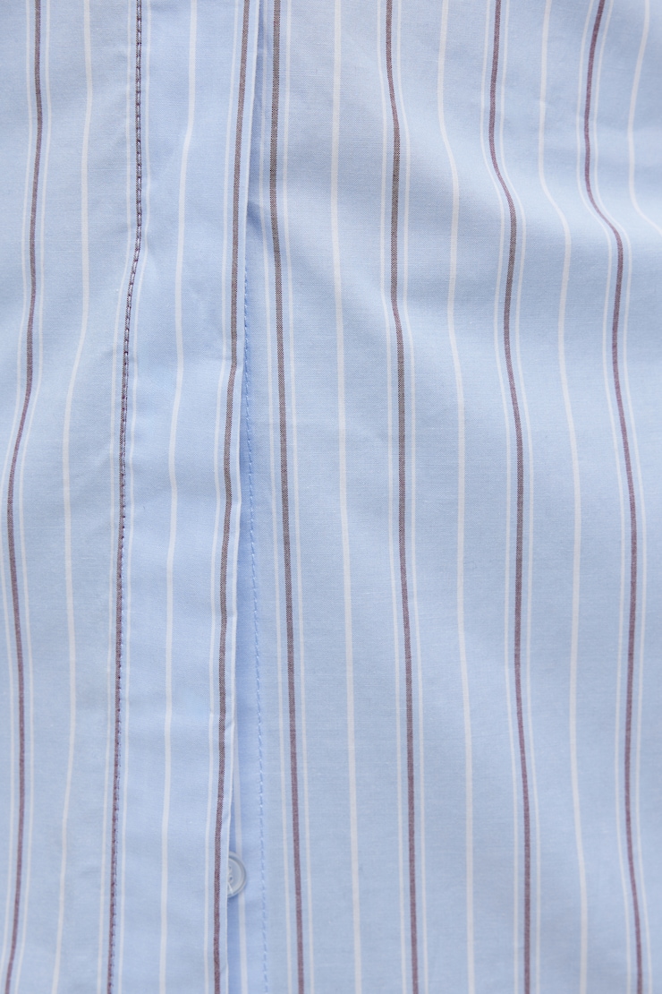 Poplin Cinch Back Shirt