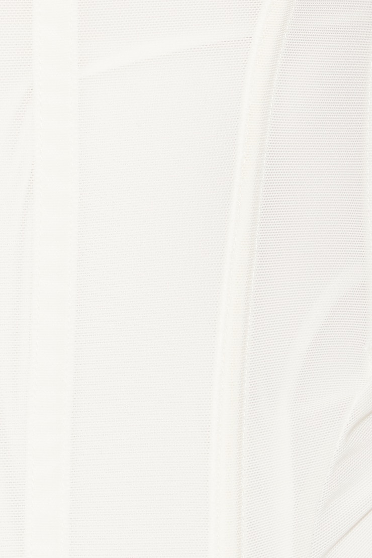 Mesh Longline Tube Corset, Snow White, large