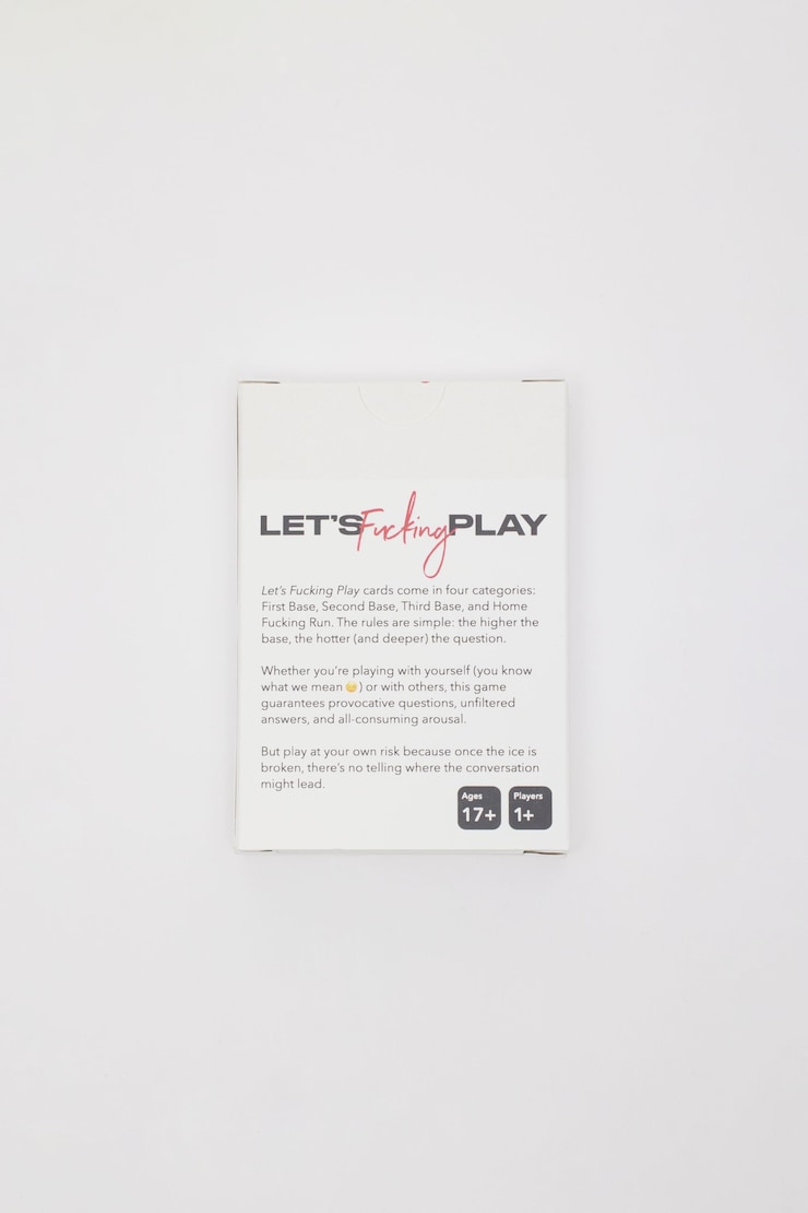 SERENA KERRIGAN | Let's Fucking Play Card Game White & Black large