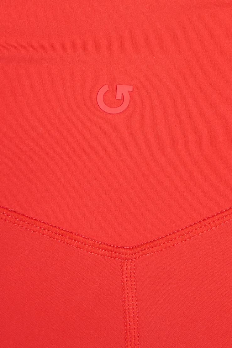 Active Booty Shorts, Cayenne Orange, large