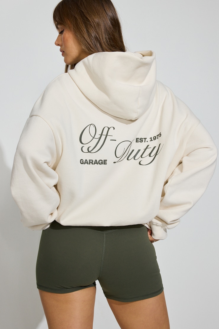 UNMAPPED　Dust fade hoodie / wht UltraFleece Hoodie White | Garage