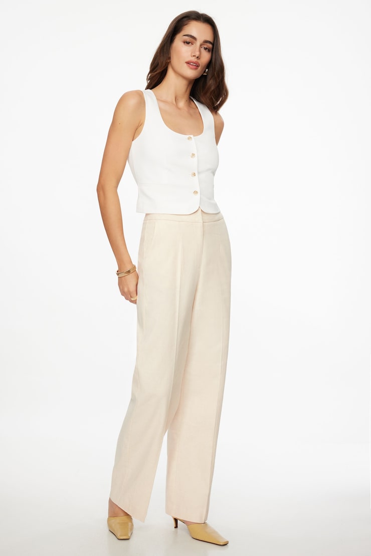 Belted Kendall Slim Pants