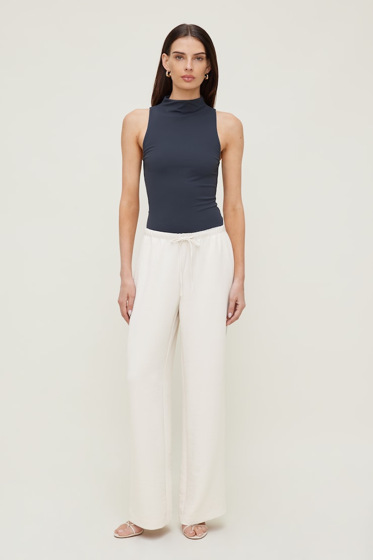 Pantalon fluide à jambe large Leo