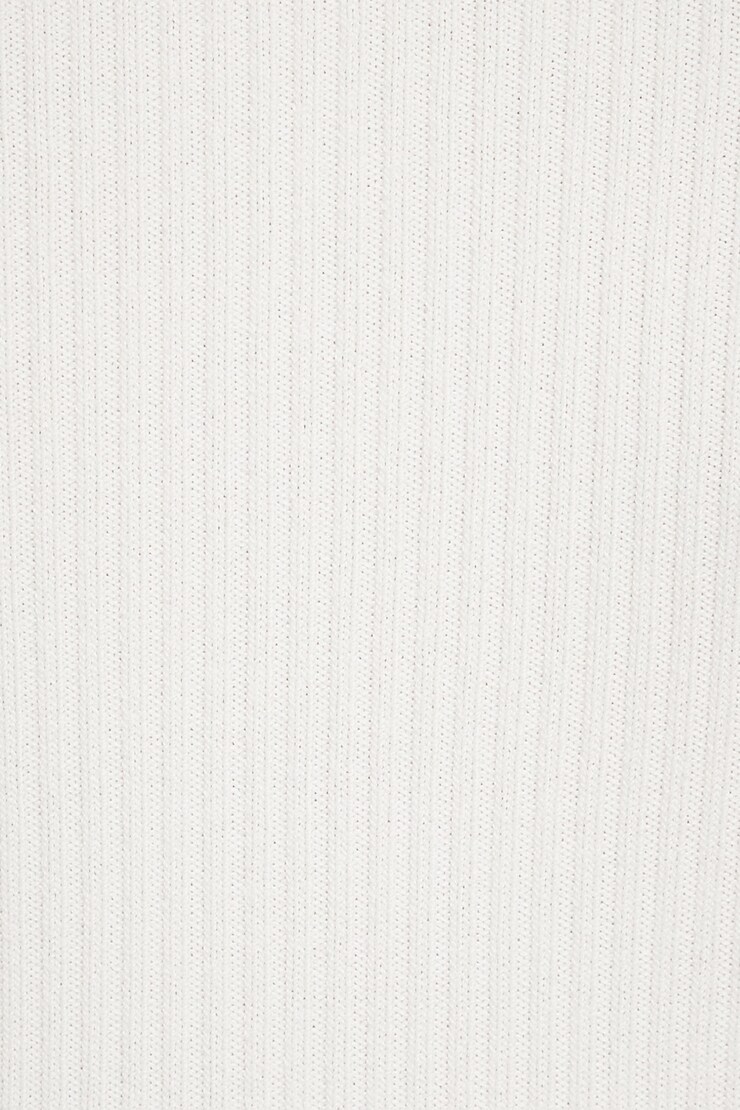 Ribbed Bodycon Midi Dress Bright White large