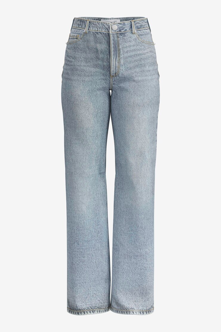 Heidi Wide Leg Jeans Medium Indigo/Eternal Blue large
