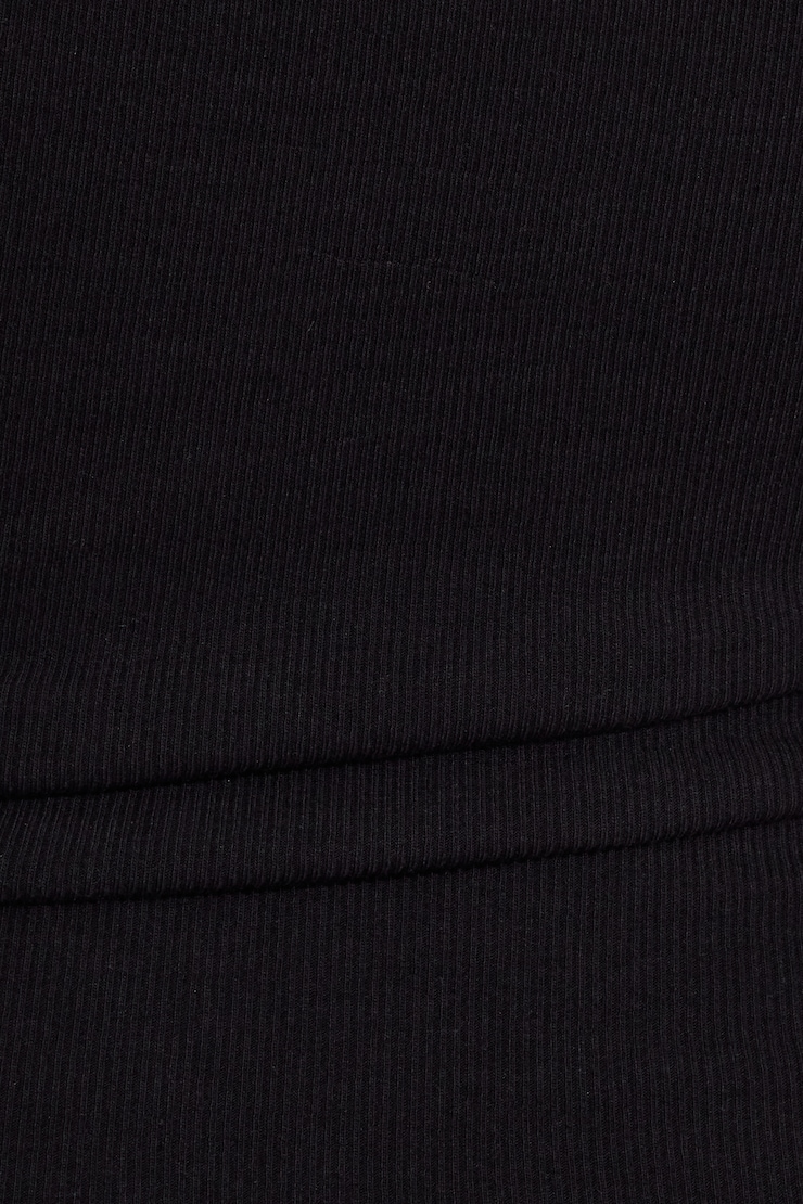 Ribbed Crewneck T-Shirt