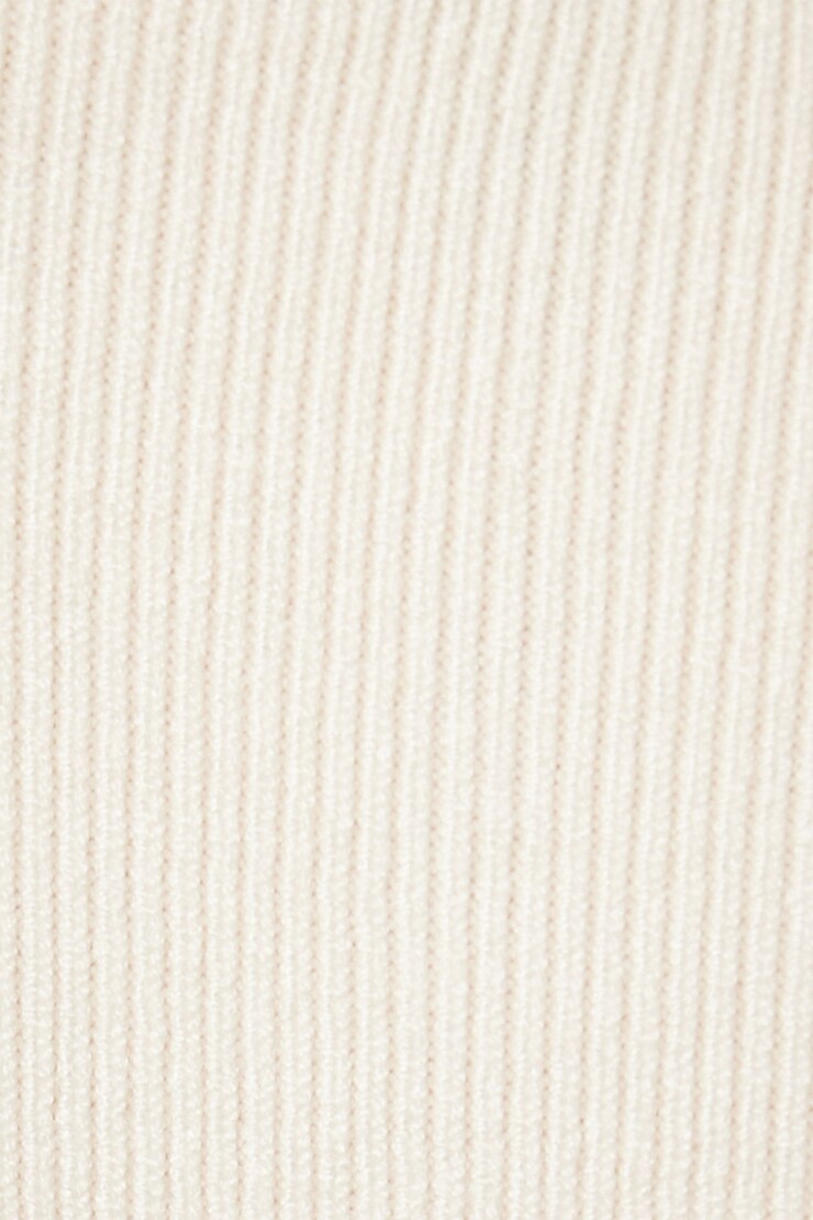 Long Sleeve V Neck Sweater Sea Salt Beige large