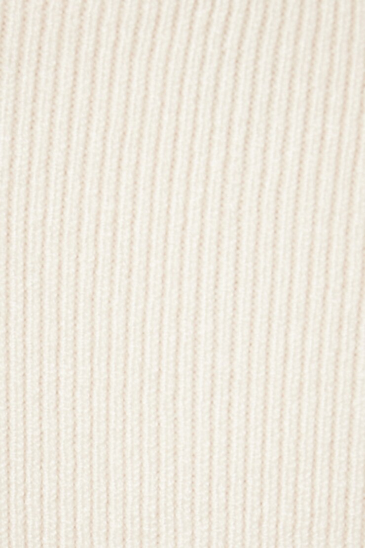 Long Sleeve V Neck Sweater Sea Salt Beige large
