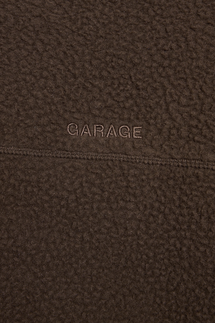 Blouson en molleton sherpa à fermeture éclair complète