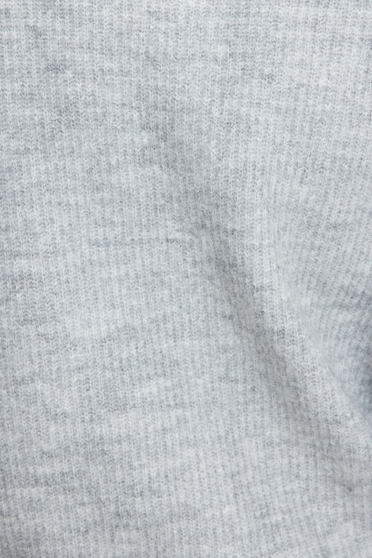 Light Boxy Cardigan Light Grey Melange large