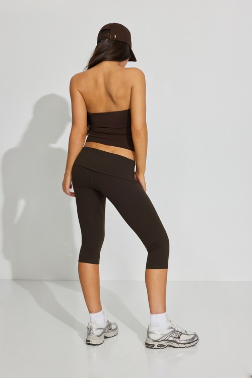 Active Foldover Capris