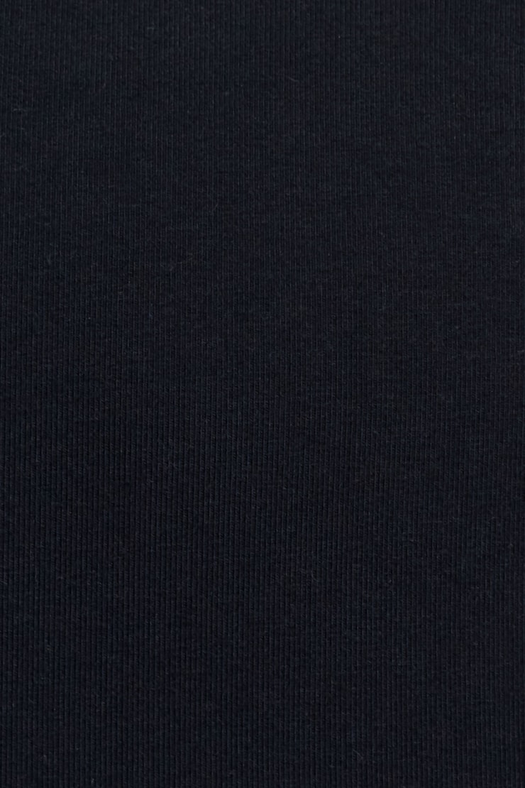 Plunge Crossover T Shirt, Jet Black, large