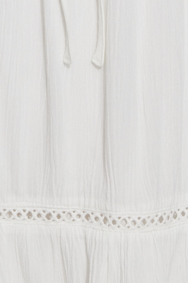 Kiara Babydoll Mini Dress, Snow White, large