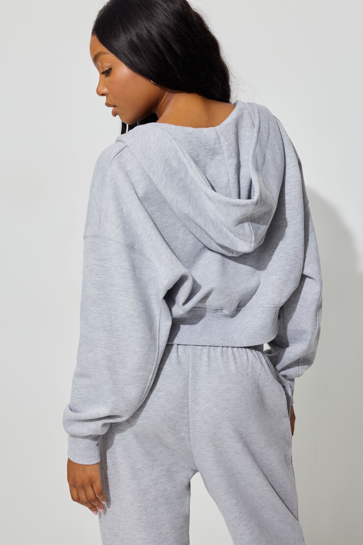 Cocoon Zippy Hoodie, Moonstone Grey Mix, large