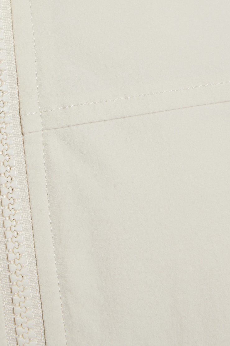 Blouson aviateur écourté en nylon