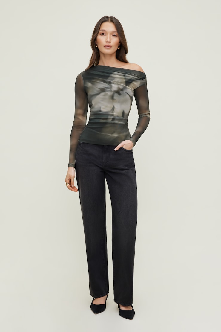 Crinkled Satin Halter Top Blue | Dynamite