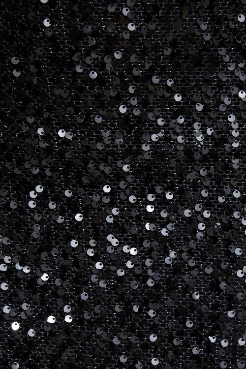 Elisa Sequin Maxi Tube Dress Black | Dynamite