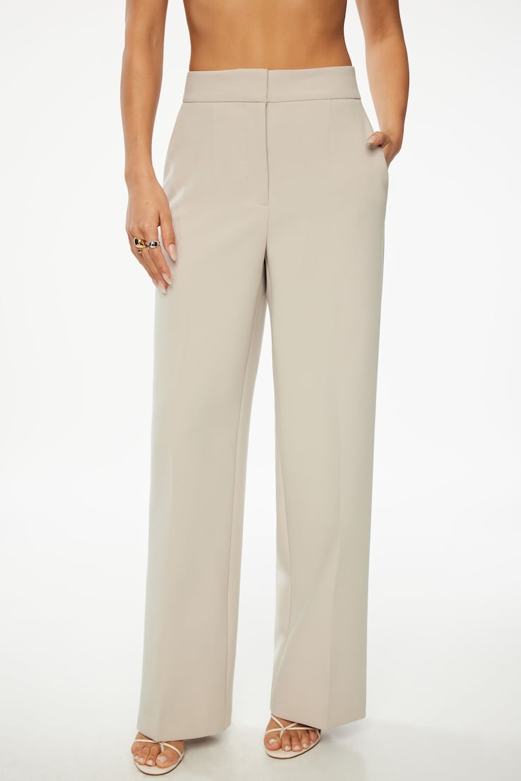 Yasmin Straight Leg Pants Ashes Of Roses Beige large