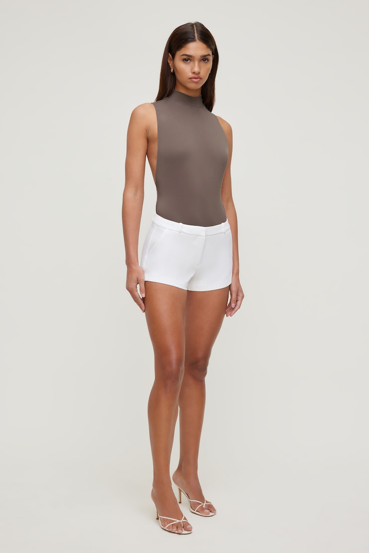 Clean Mini Shorts Bright White large