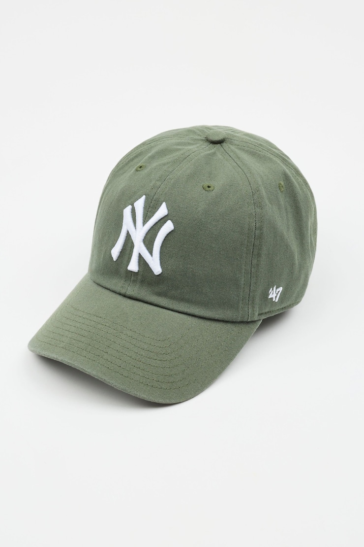 47 BRAND Clean Up Cap - NY, Moss Green/White, large