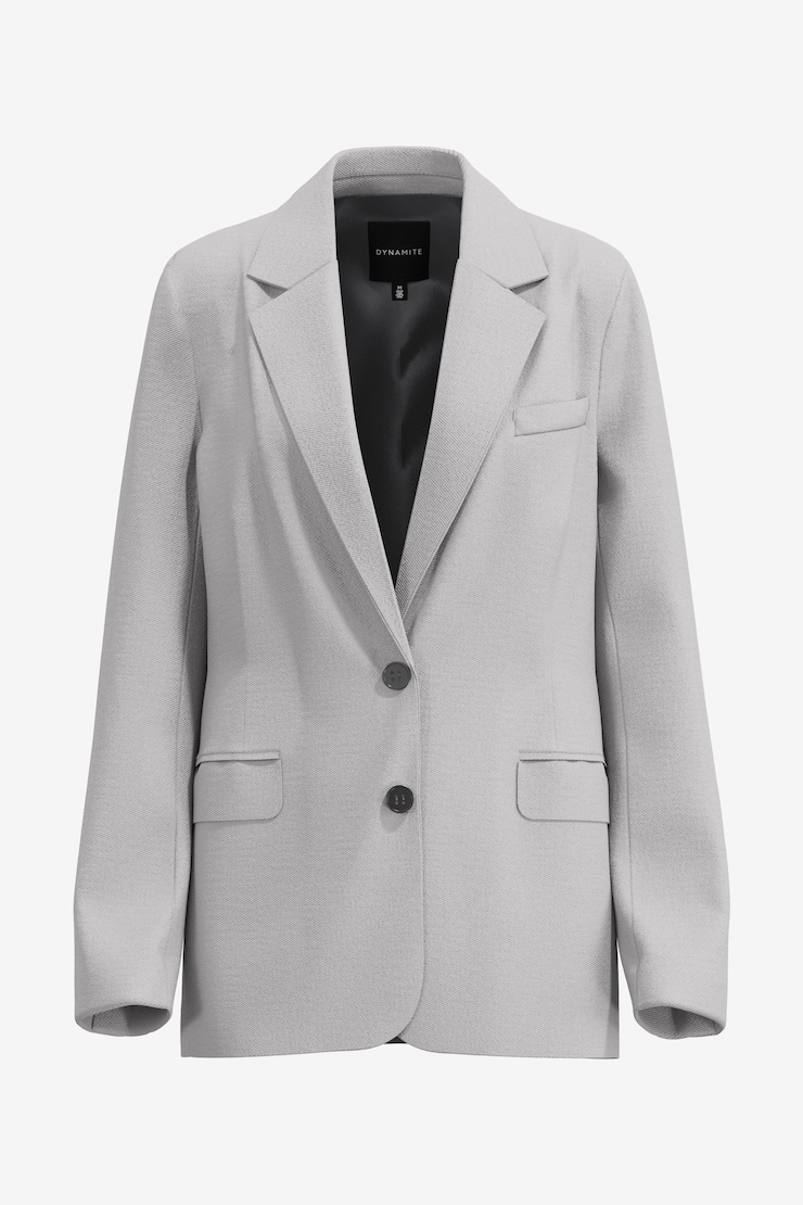 Lorelei Two Button Blazer Frost Gray  large