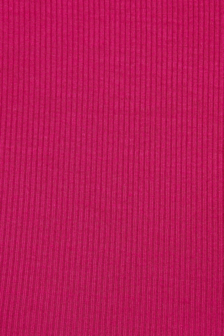 Tara V-Neck Long Sleeve Top, Cherries Jubilee Pink, large