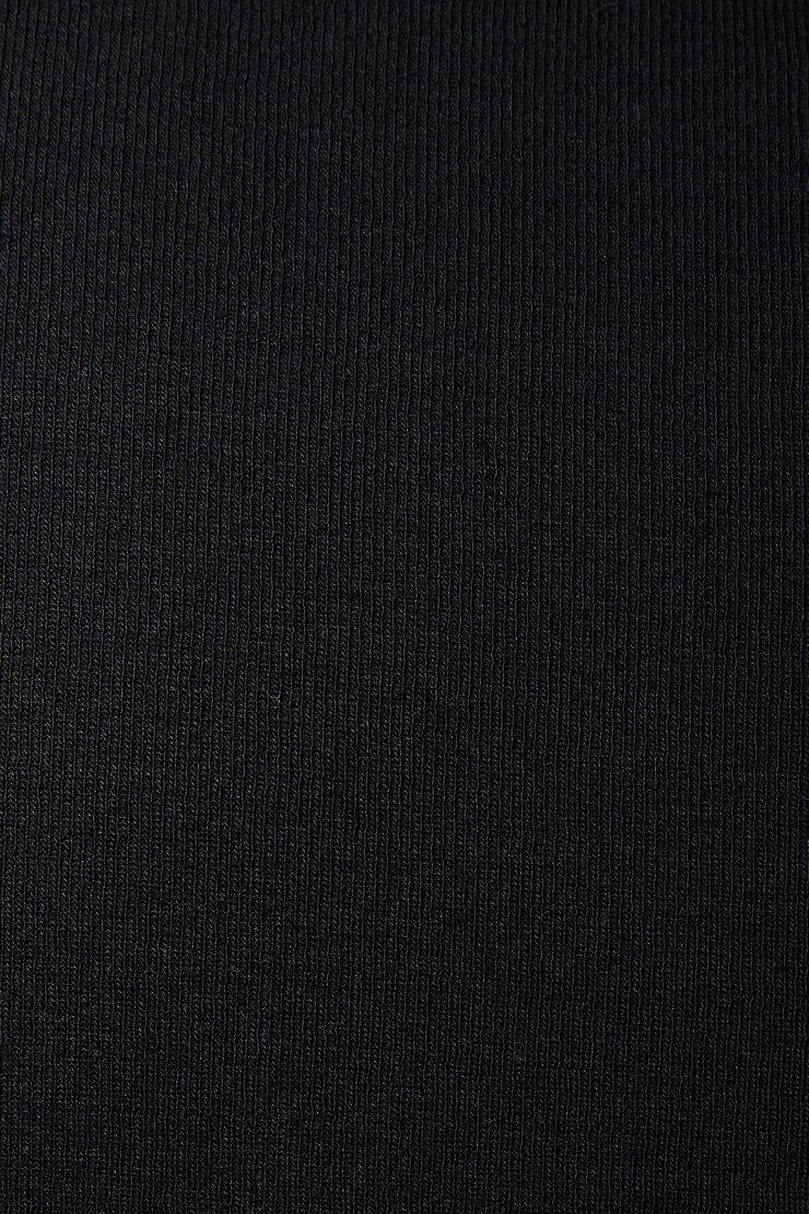 Stormi Tee, Jet Black with "Ironically Hot" , large