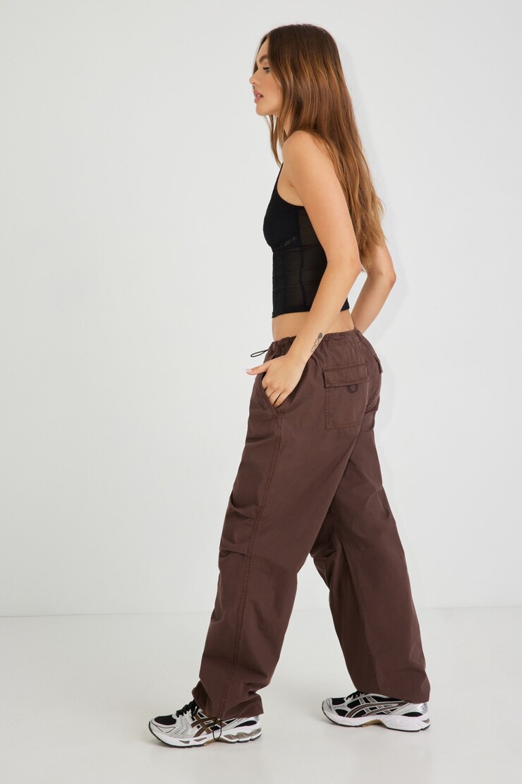 Paxton Parachute Pant, Dark Toffee Brown, large