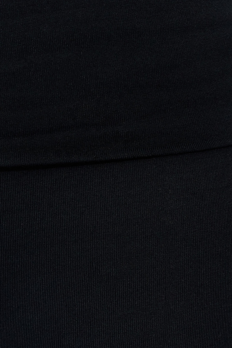 Soft Cotton Fold Over Flare Pants