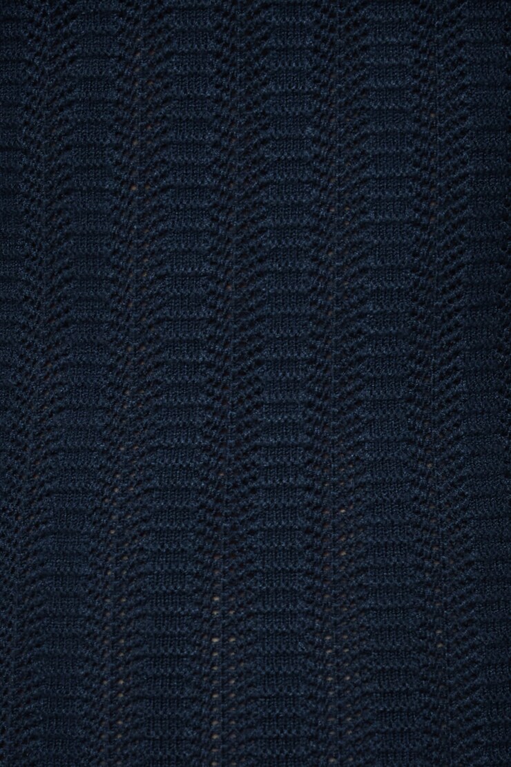 Minirobe licou en pointelle Iris noir large