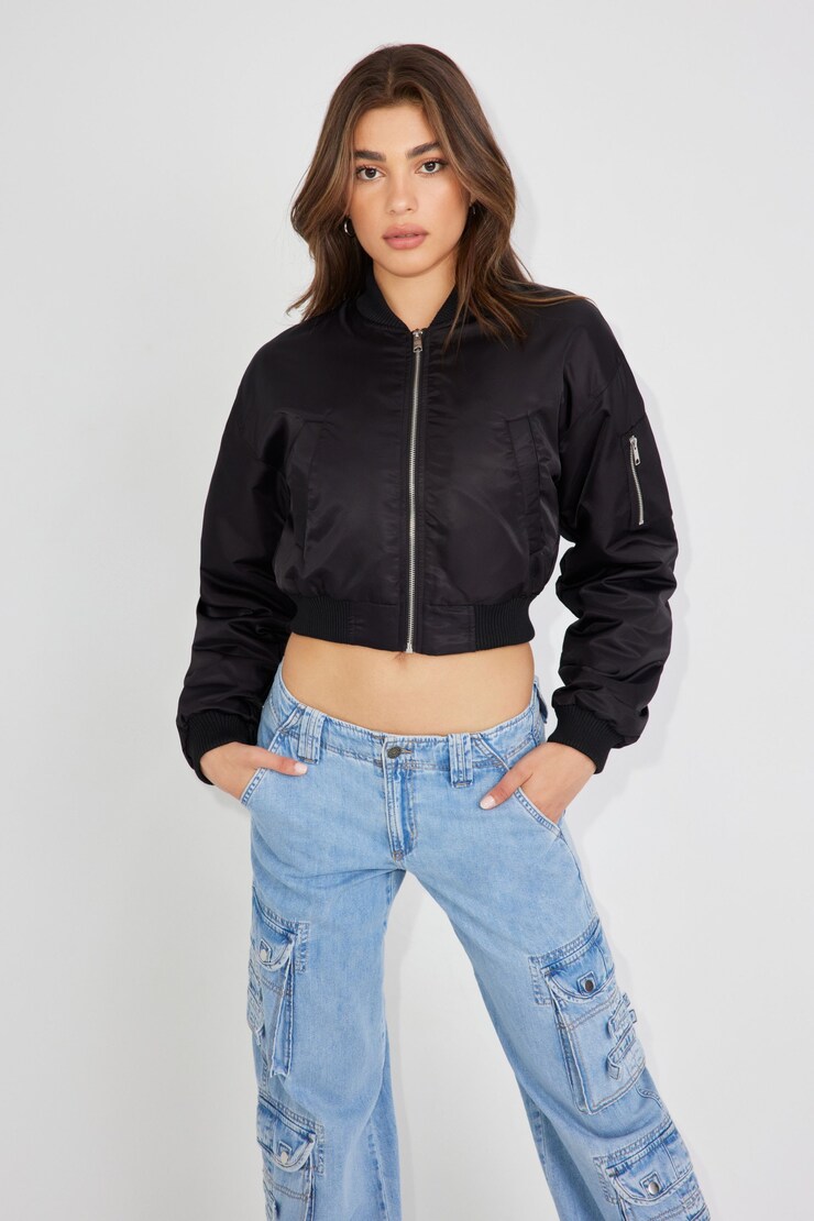 Crop Bomber, Jet Black, large
