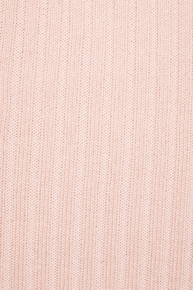 Cut Out Sweater Dress Pink Rose Smoke large