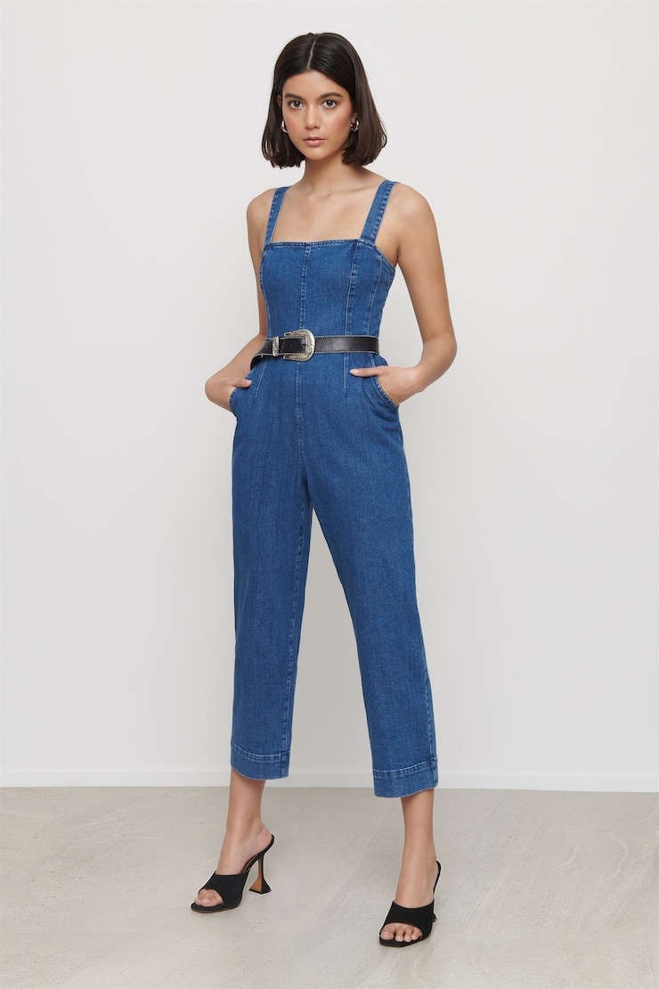Denim Jumpsuit Blue | Dynamite