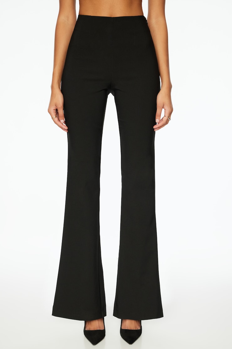 Brigitte Flared Pants Jet Black large