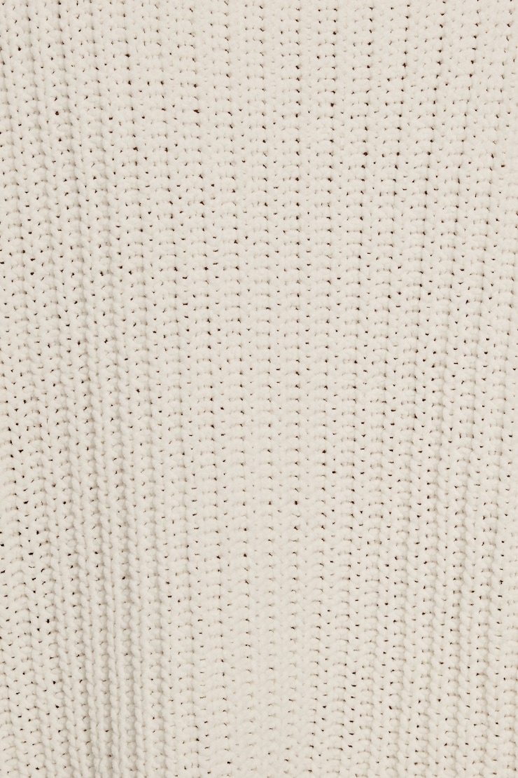 Chenille Oversized Sweater, Tofu Off-White, large