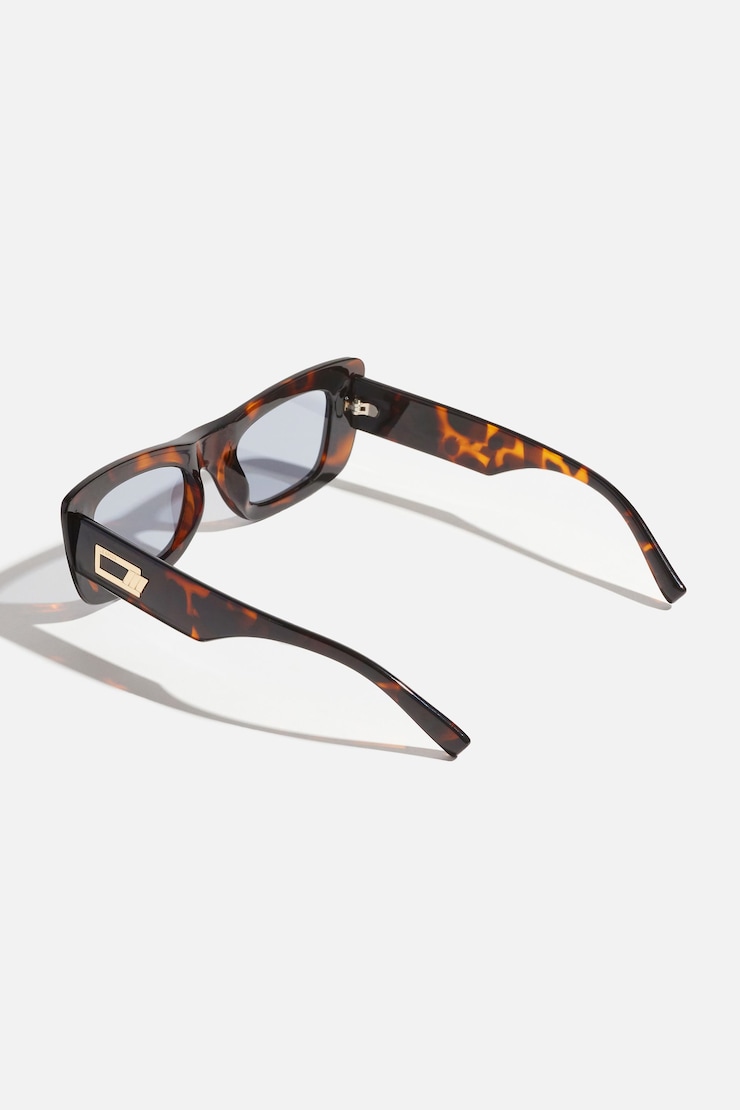 LE SPECS | Lunettes de soleil « Dopamine » Brun tortue large