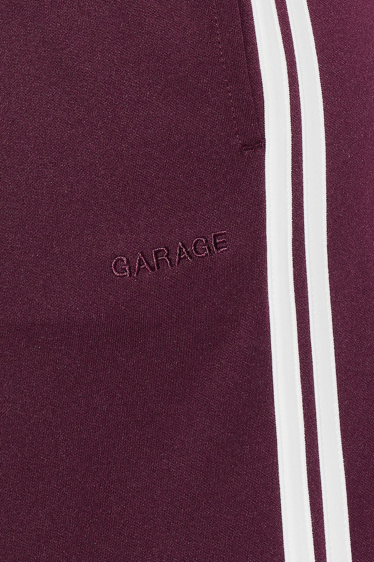 Tricot Straight Leg Track Pants, Fig Fantasy Maroon, large