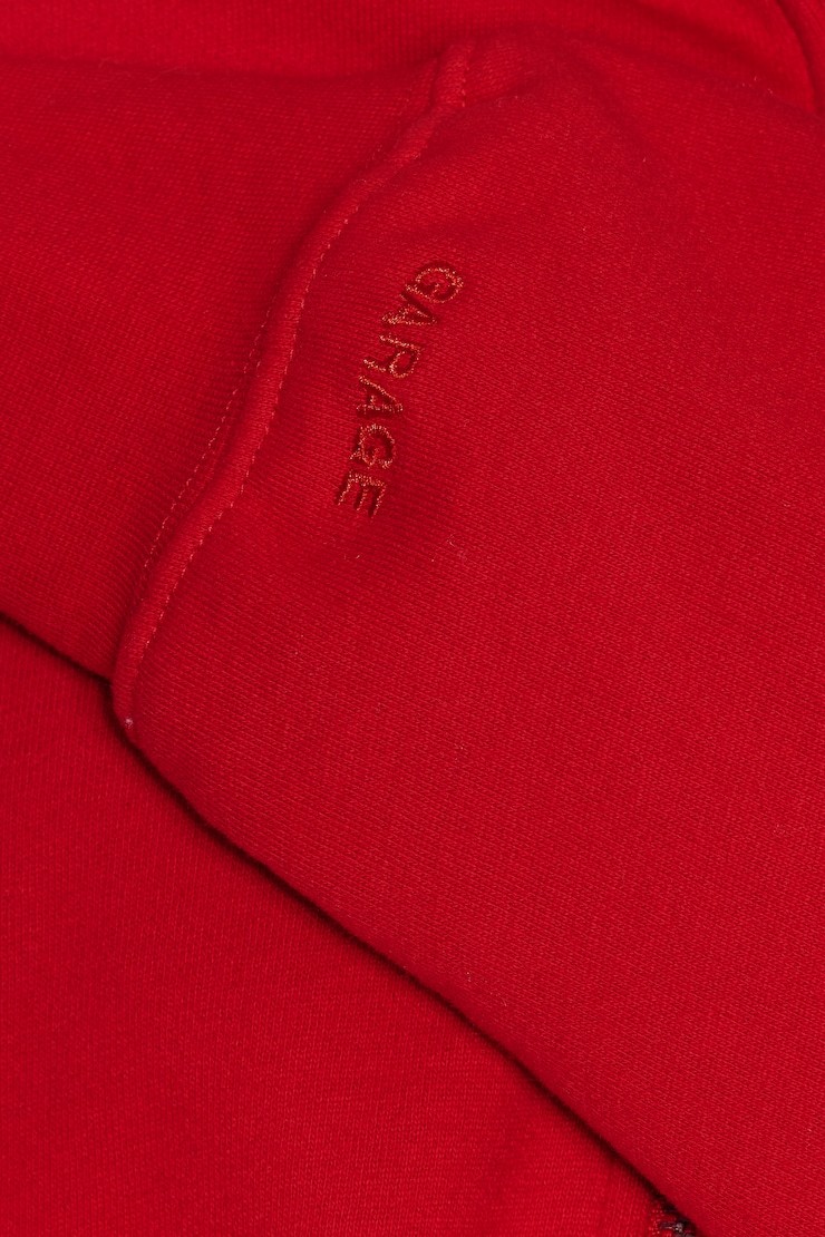 UltraFleece Cotton Zip Hoodie, Scarlet Flame Red, large