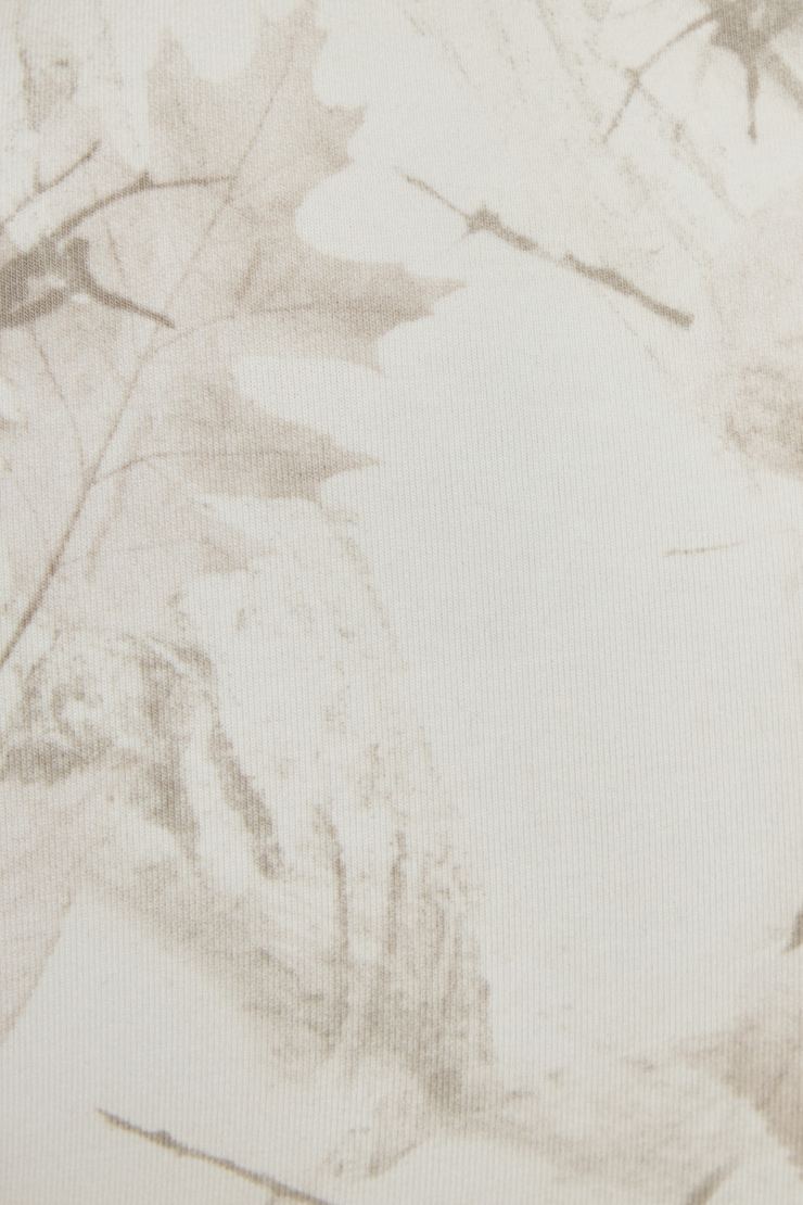 SuperSoft Cropped Crewneck T-Shirt, Winter Camo, large