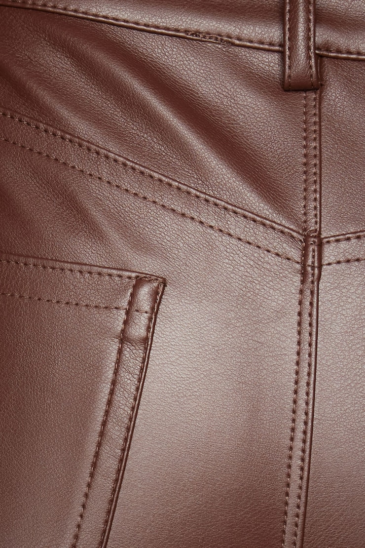 Yasmin Linen Straight Leg Pants-Test 767/769 Brown French Roast large