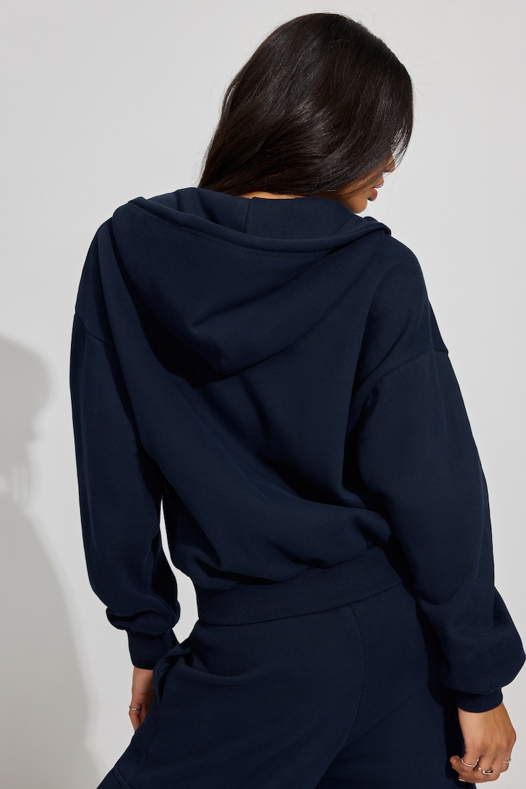 UltraFleece Full Zip Hoodie Navy | Garage