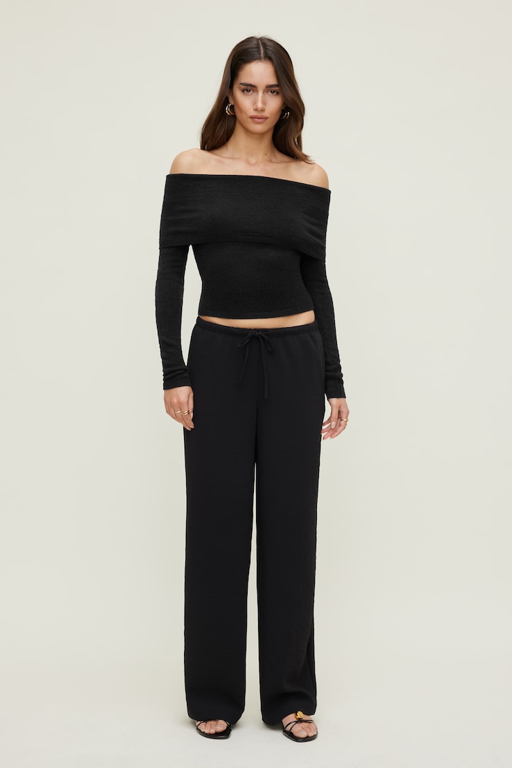 Off Shoulder Sweater