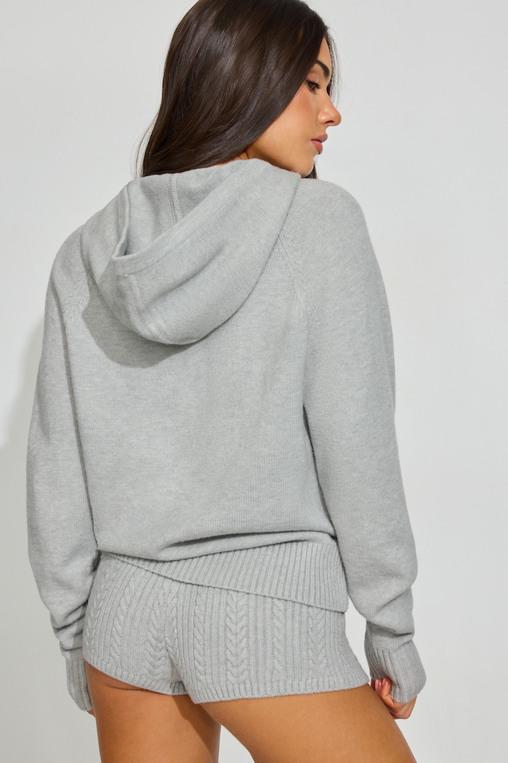 Oversized Hoodie, Spring Grey Mix, large