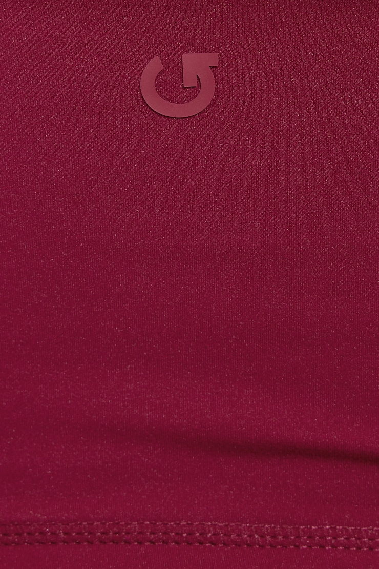Active Halter Top, Sour Cherry Burgundy, large