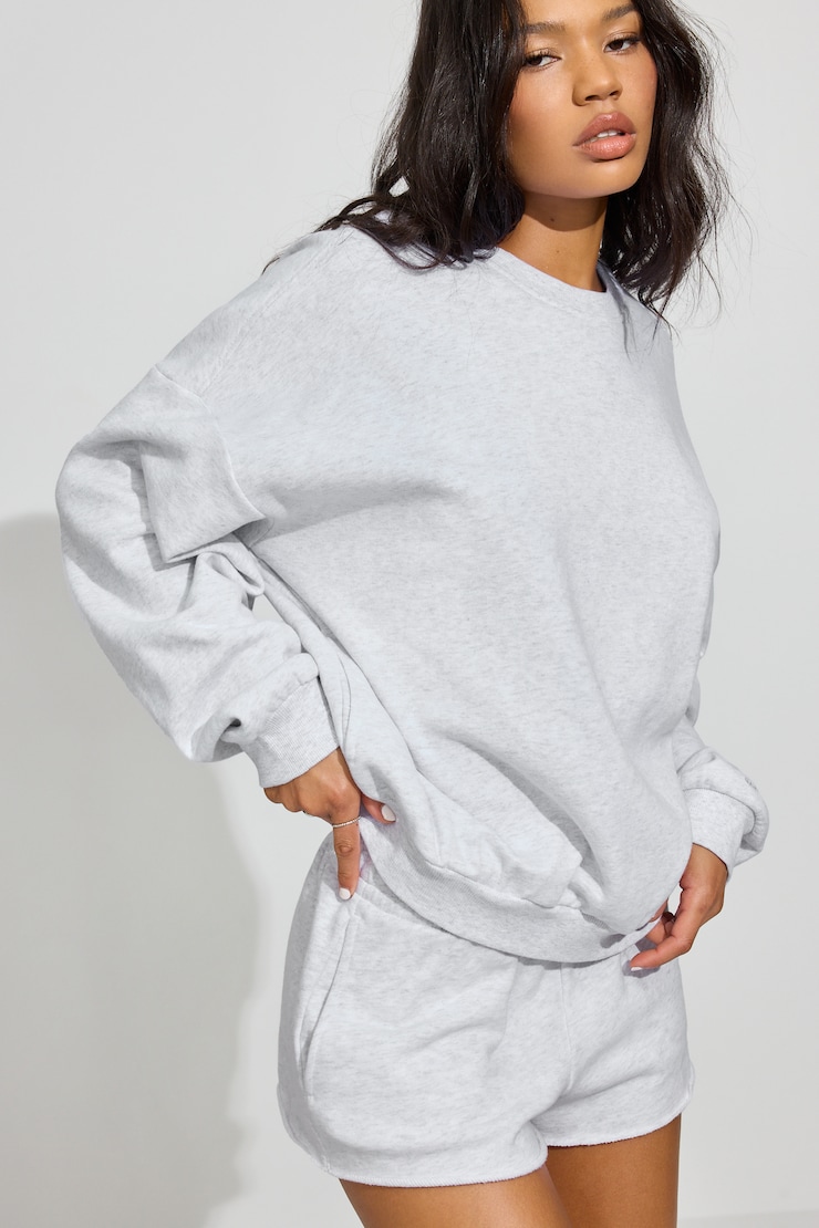 UltraFleece Crewneck Sweatshirt, Spring Grey Mix, large